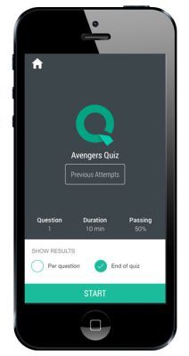 ionic 3 quiz app