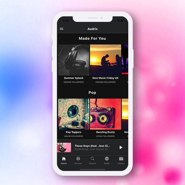 react-native spotify / Music streaming app