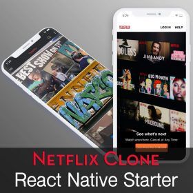 react-native netflix / video streaming app app