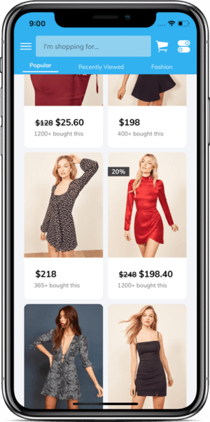 Ecommerce Shopping App Template | Ionic 5 + WooCommerce - Image 3