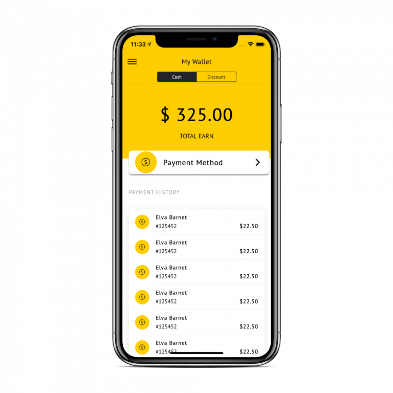 ionic 4 taxi driver app