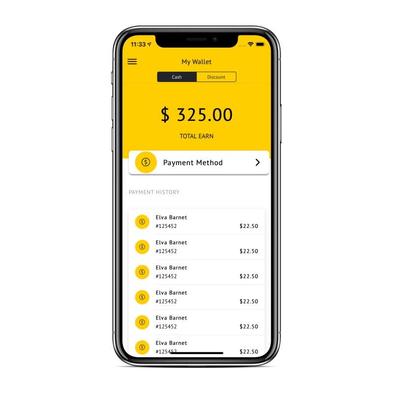 ionic 4 taxi driver app