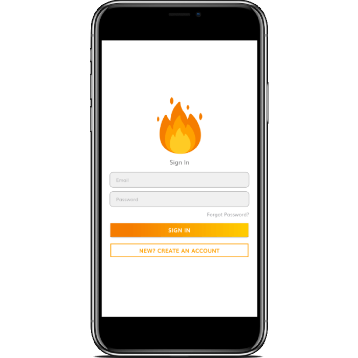 ionic 4 firebase starter app