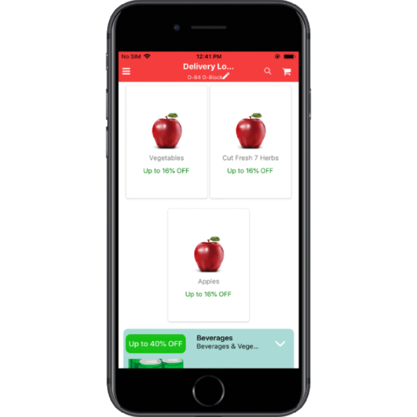 Grocery Shopping App Template | React Native