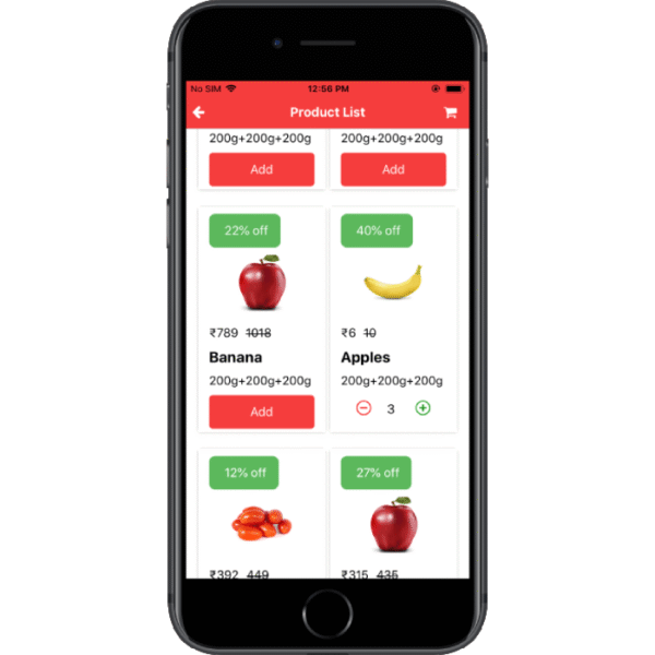 Grocery Shopping App Template | React Native