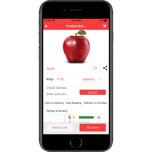 Grocery Shopping App Template | React Native