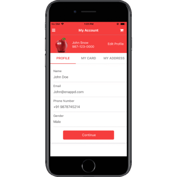 Grocery Shopping App Template | React Native