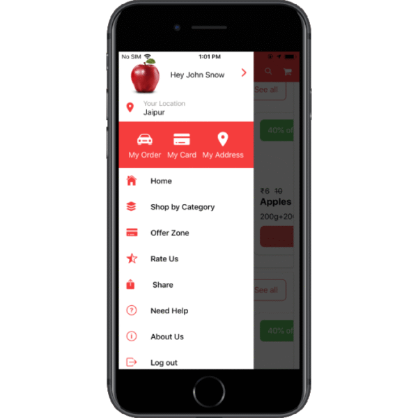 Grocery Shopping App Template | React Native