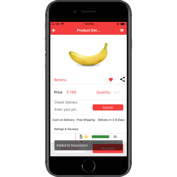 Grocery Shopping App Template | React Native