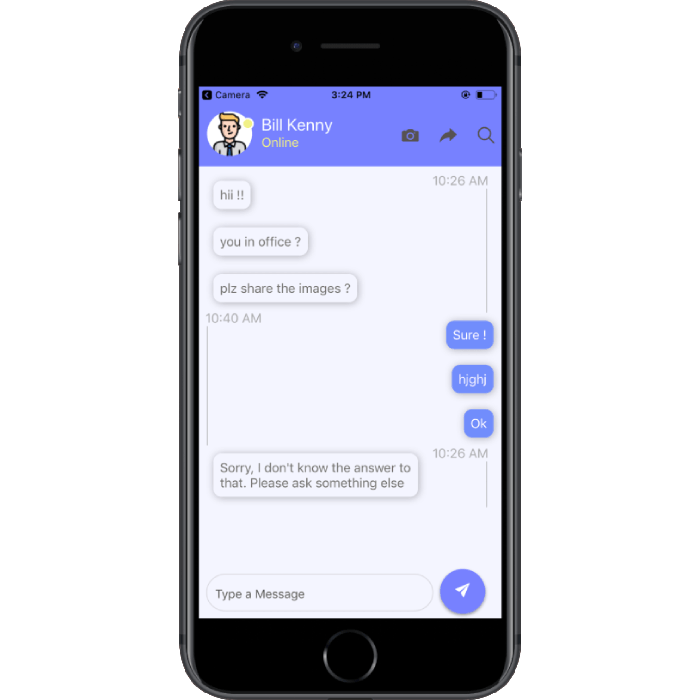 react-native chat themes app