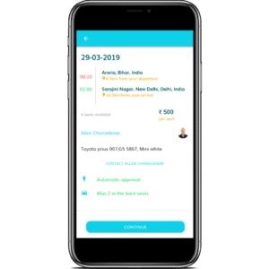 Carpool / Ride Sharing App Template | Ionic 5 (BlaBla UI) - Image 7
