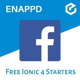 Ionic 4 Facebook free starter