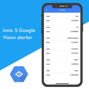 Image Recognition App Template | Ionic 5 (Google Vision API) - Image 6