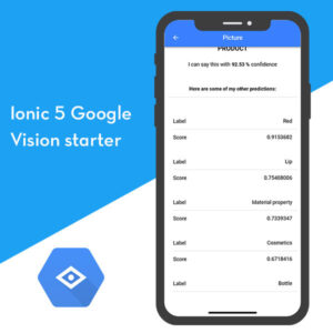 Image Recognition App Template | Ionic 5 (Google Vision API) - Image 7