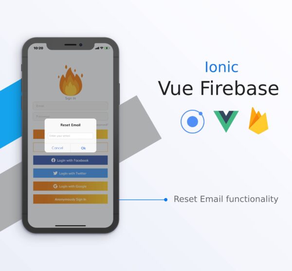 Ionic Firebase Starter App Template | Ionic Vue Capacitor